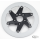 Aeronal disc 11.5" left 84-99 Black