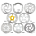 EBC floating FR disc FLH/T08-13 300mm