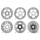 EBC Solid wideband Stainless rotor 84-99
