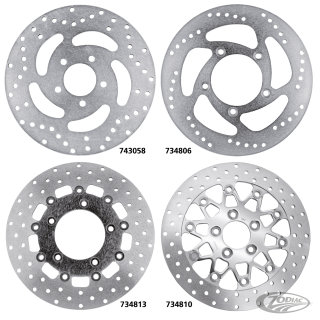 FLH/T86-99 billet rear disc for V-pads