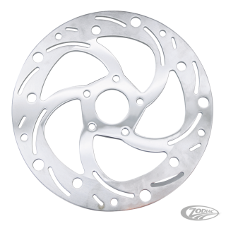 Disc rotor 10" 5-spoke slotted/drilled