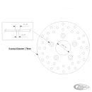 K-Tech Stainless 7" front disc 84-99