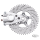 K-Tech Chopper sprocket brake kit polish