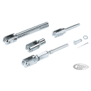 GZP Clevis, Rear brake rod, chrome