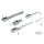 GZP Clevis, Rear brake rod, chrome