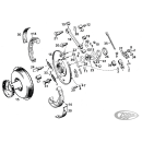 clevis pin/washer/cotter pin, all, white