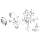 bushing, brake shackle, set of 2, all sh