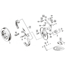 Operating stud spring washer
