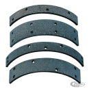 GZP Brake lining set asb. free 5 hole 38