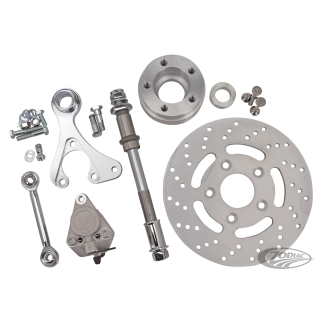 Disc brake kit w/axle f/starhub CHROM