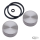 piston and seal kit, for disc brake