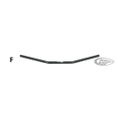 Dragbar 820mm Wide, 82-Up Black