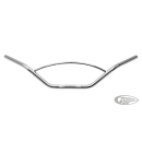 Fehling CL 3 hole 1" h/bar Chr w/roundbr