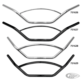 Fehling CL 3 hole 1" h/bar Chr w/roundbr