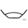Fehling CL 3 hole 1" h/bar Blk w/roundbr
