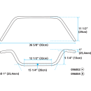 GZP Handlebar dresser style für Harley 82up