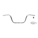 GZP Apehanger 8" rise w/o dimple
