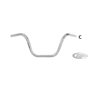 GZP Handlebar für Harley stock 82up 1"