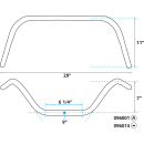 GZP Handlebar für Harley low rise 1", 82u