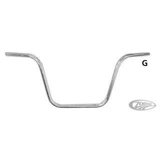 GZP Handlebar Custom street, high 1" thr
