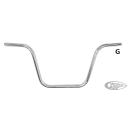 GZP Handlebar Custom street, high 1" thr