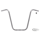 GZP Apehanger 18" rise with dimple