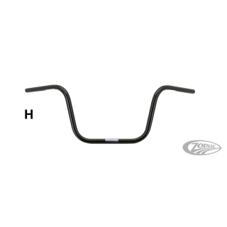 Black Apehanger "Low" H=270mm 82-up
