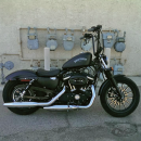 Burly narrow 14" apehanger chrome