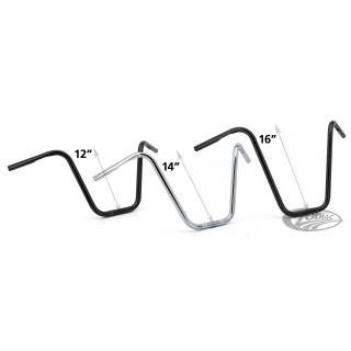 Burly narrow 16" apehanger chrome