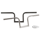 GZP SoCal Blk 1" handlebar Dimpled 8-1/4