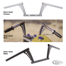 VINTAGE HANDLEBAR, SHORT STACK CHROME