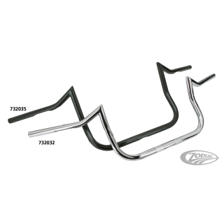 Chr Zodiac radical 1" bagger bar 12" ris