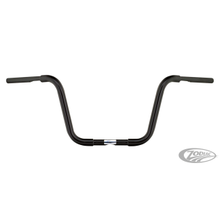 Fat Apehanger D=1.25" H=310mm 3hole Blk