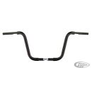 Fat Apehanger D=1.25" H=310mm 3hole Blk