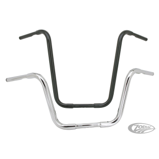 GZP Chr 1-1/4" Apehanger handlebar 12" h