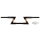 GZP Chr Z-bar TBW 10"rise smoke LED mark