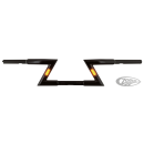 GZP Chr Z-bar TBW 8"rise smoke LED markr
