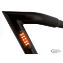 GZP Matt Blk Z-bar 6"rise TBW smoke LED