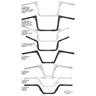 MODULAR DRAG BAR 8" CHROME