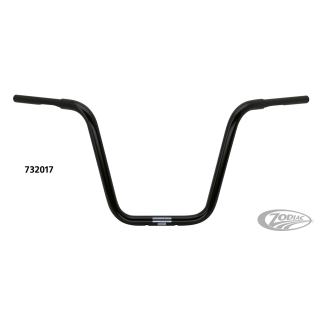 TBW Apehanger 1-1/4" 40cm  3 hole Chrome
