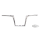 MODULAR DRAG BARS 9" FLTR15-UP CHROME