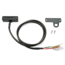 Micro LED indicator alu silver anodised