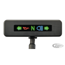 Micro LED indicator alu silver anodised