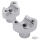 GZP Chr shorty risers 1.7" straight