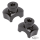 GZP Blk shorty risers 1.7" straight