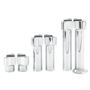 GZP Chrome Billet aluminum riser set 5.5