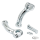 GZP Chrome 5" Deuce style pullback riser