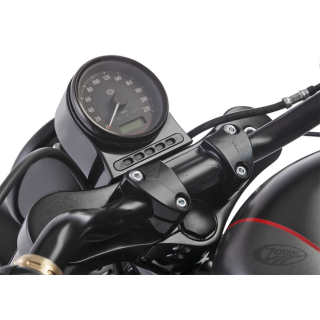 Riser set blk XG750 for 22mm bar