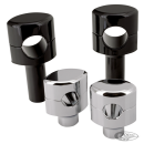 GZP Chr 1.67" Infinity risers 1" bars