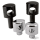 GZP Chr 1.67" Infinity risers 1" bars